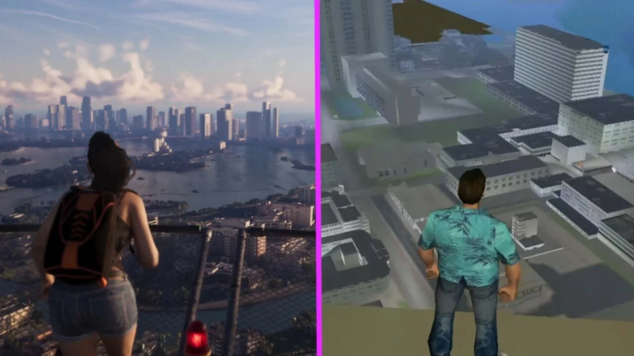 26 GTA 6 скриншот харьцуулалт Вайс Сити-ээс хэрхэн өөрчлөгдсөнийг харуулж байна